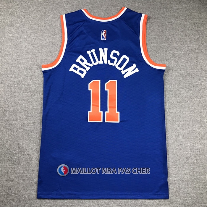 Maillot New York Knicks Jalen Brunson NO 11 Icon 2022-23 Bleu